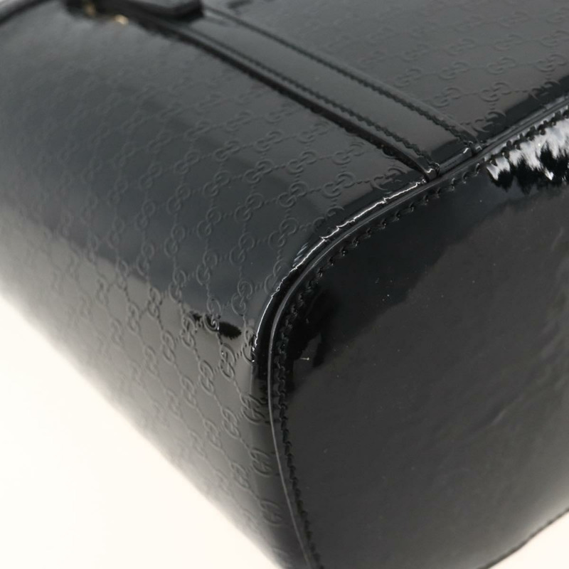 【日本直送】GUCCI Micro GG帆布手提包 黑色 金色 336776 正品 ka3148A-16