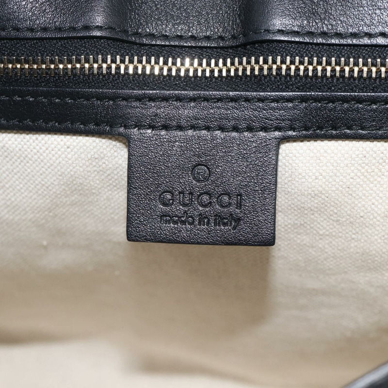 【日本直送】GUCCI Micro GG帆布手提包 黑色 金色 336776 正品 ka3148A-17