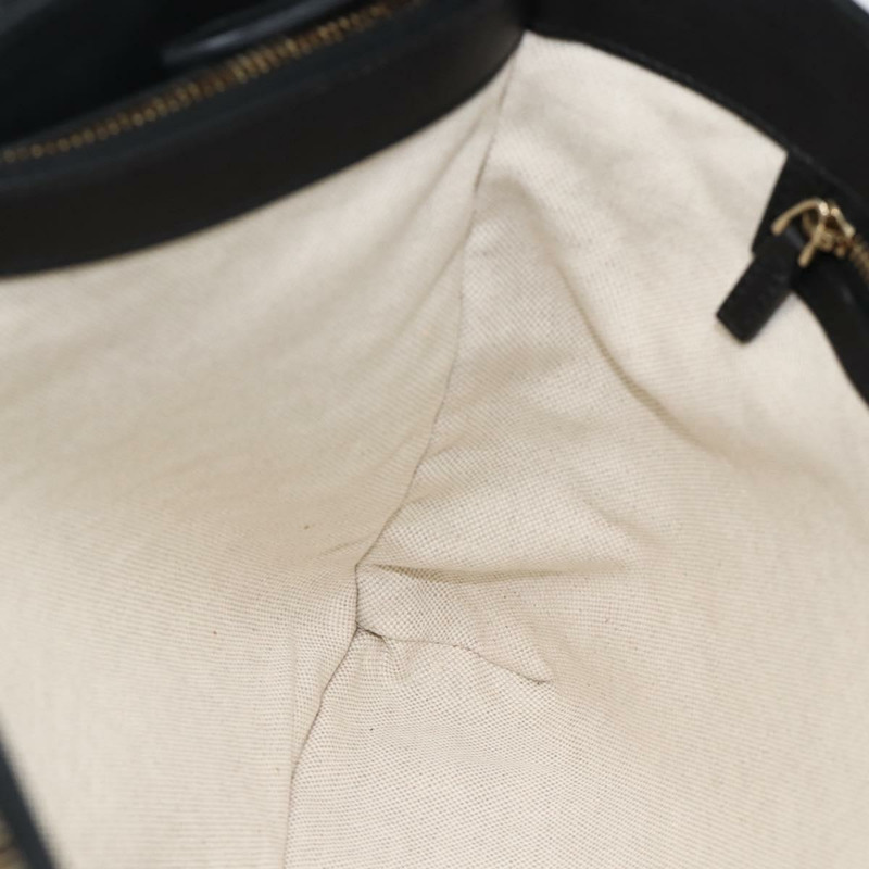 【日本直送】GUCCI Micro GG帆布手提包 黑色 金色 336776 正品 ka3148A-19