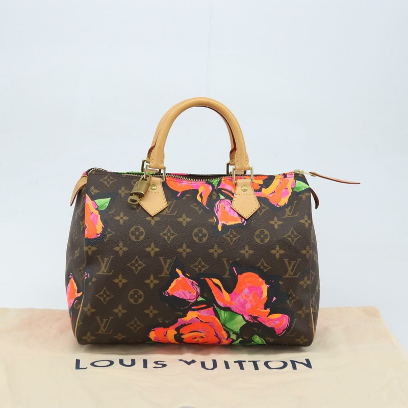 【日本直送】路易威登 Monogram Rose Speedy 30 手提包 橘粉紅 M48610 正品 ka3212SAV-11