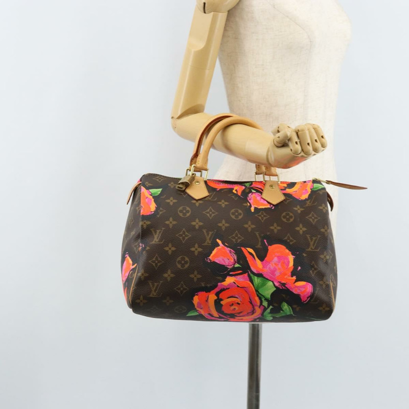 【日本直送】路易威登 Monogram Rose Speedy 30 手提包 橘粉紅 M48610 正品 ka3212SAV-23