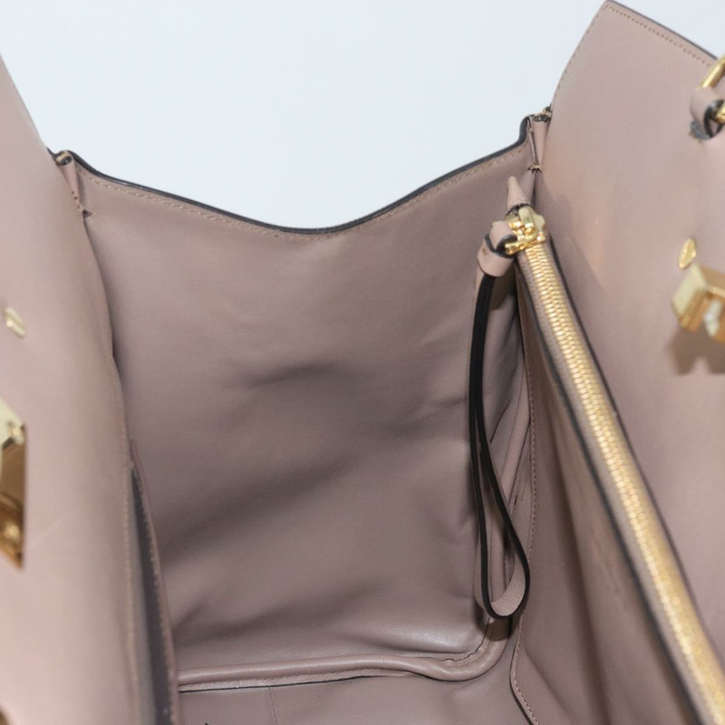 【日本直送】Salvatore Ferragamo Gancini Studio 皮革雙肩包 粉金配色 正品 gh1912-19