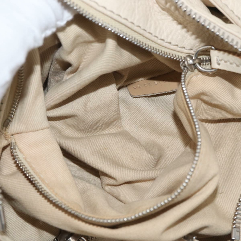 【日本直送】Chloe Paddington 手提包 皮革 象牙色 金色 銀色 正品 am11058V-22