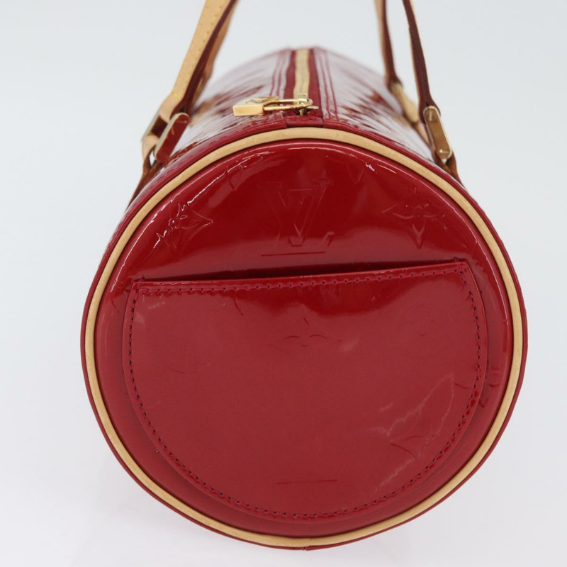 【日本直送】路易威登 Monogram Vernis Bedford 手提包 紅色 M91986 LV Auth am11059V-3