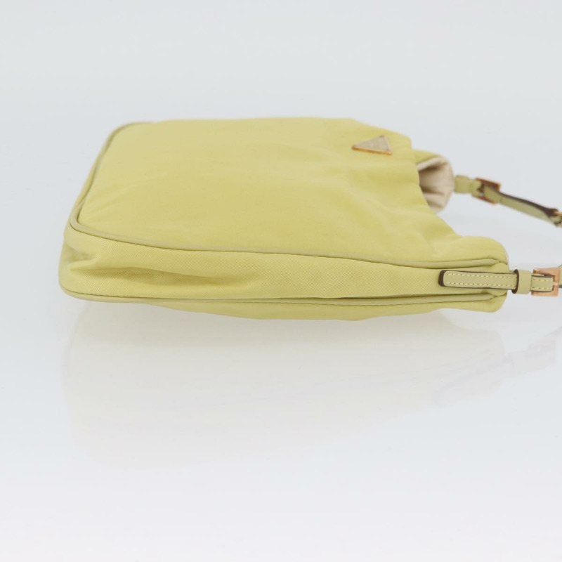 【日本直送】PRADA 尼龍黃金色鏈條單肩包 正品 BSZ635A-2