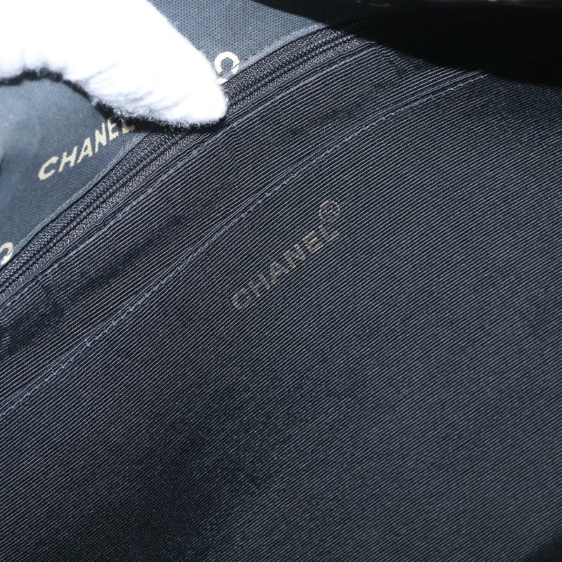 【日本直送】香奈兒帆布托特包 黑色 金色 CC 標誌 正品 BA11368A-9