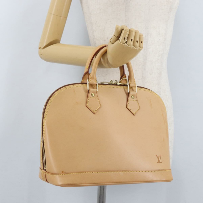 【日本直送】路易威登 Nomad 皮革 Alma 手提包 米色 M85000 LV 正品 BSZ519A-23