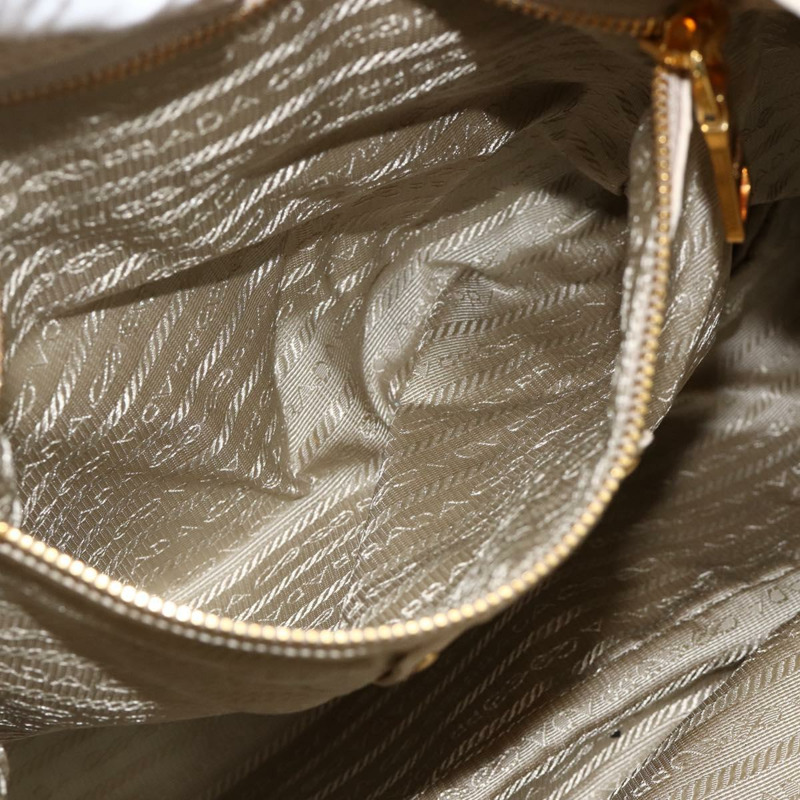 【日本直送】PRADA 金色象牙色皮革肩背包 正品 AMZ413A-20