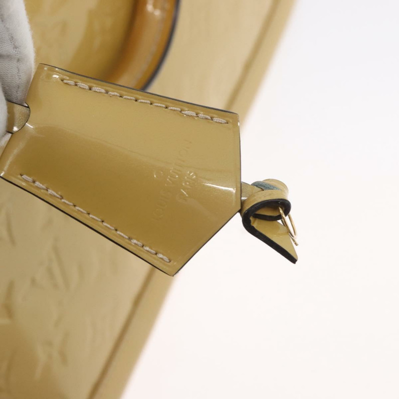 【日本直送】路易威登 Monogram Vernis Alma PM 手提包 米色 M90170 LV 正品 AMZ432-9