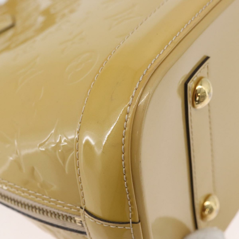 【日本直送】路易威登 Monogram Vernis Alma PM 手提包 米色 M90170 LV 正品 AMZ432-16