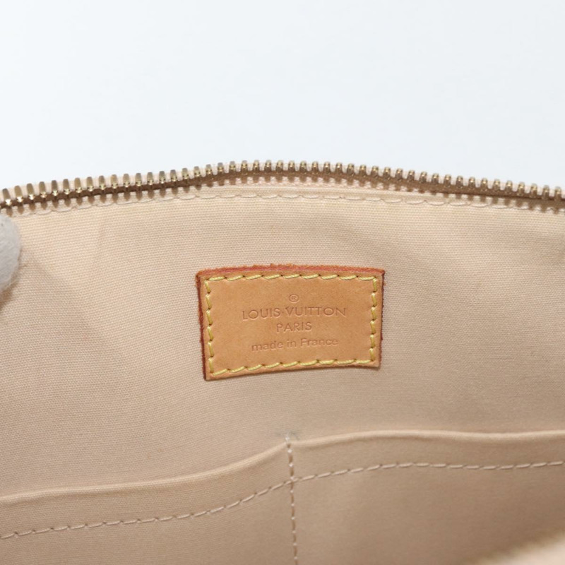 【日本直送】路易威登 Monogram Vernis Alma PM 手提包 米色 M90170 LV 正品 AMZ432-19