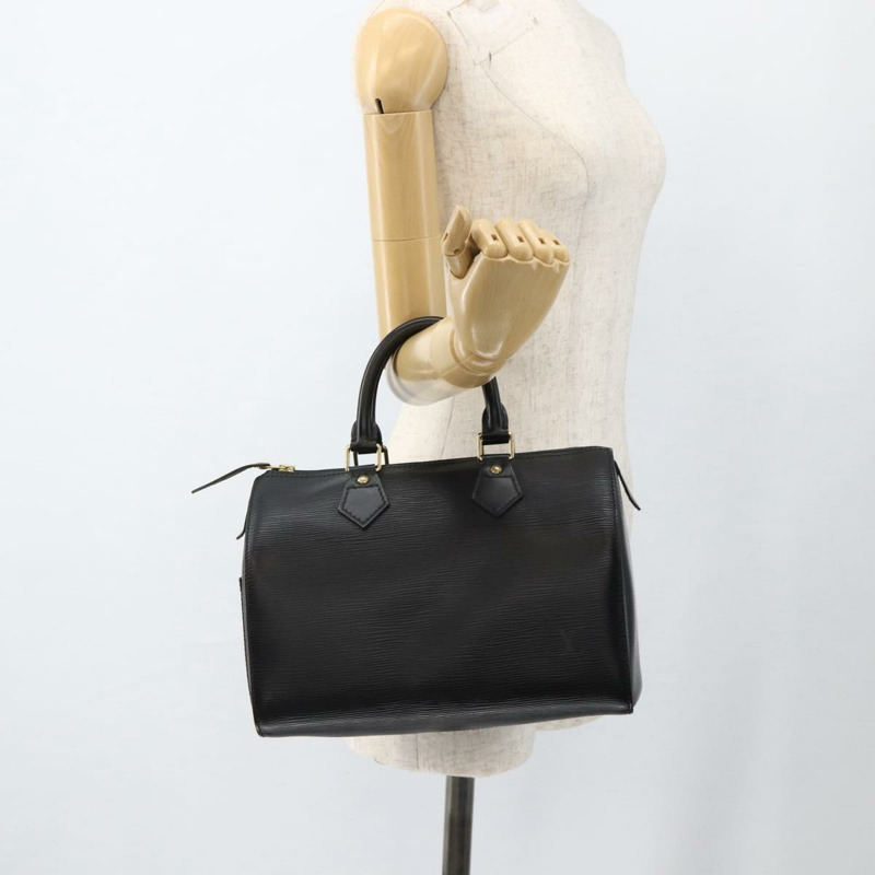 【日本直送】路易威登 Epi Speedy 25 手提包 黑色 M43012 LV 正品 ki6578V-19