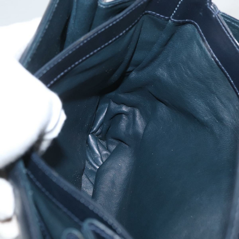 【日本直送】GUCCI 真皮單肩背包 海軍藍 金色 正品 ep13947V-20