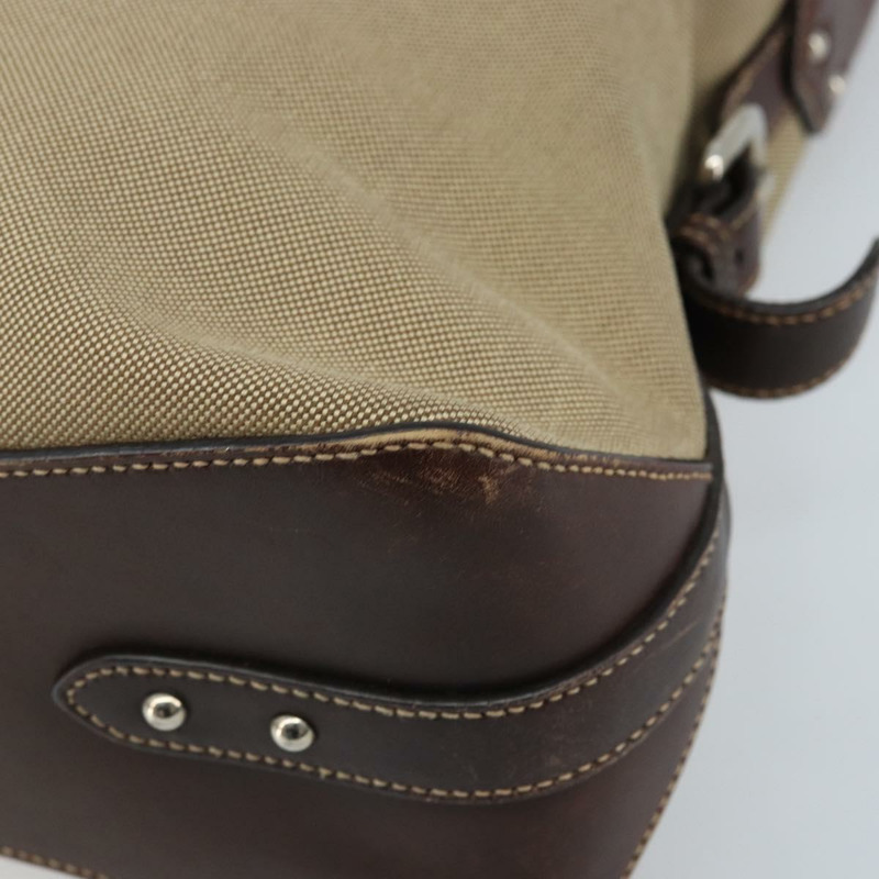 【日本直送】PRADA帆布肩包 米色 銀色 正品 YKZ082A-8