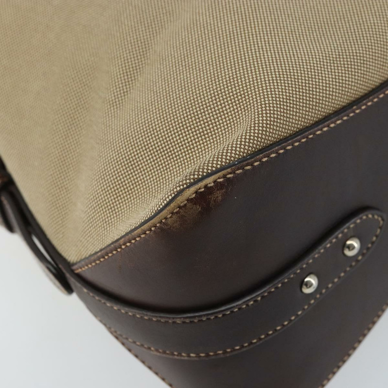 【日本直送】PRADA帆布肩包 米色 銀色 正品 YKZ082A-13