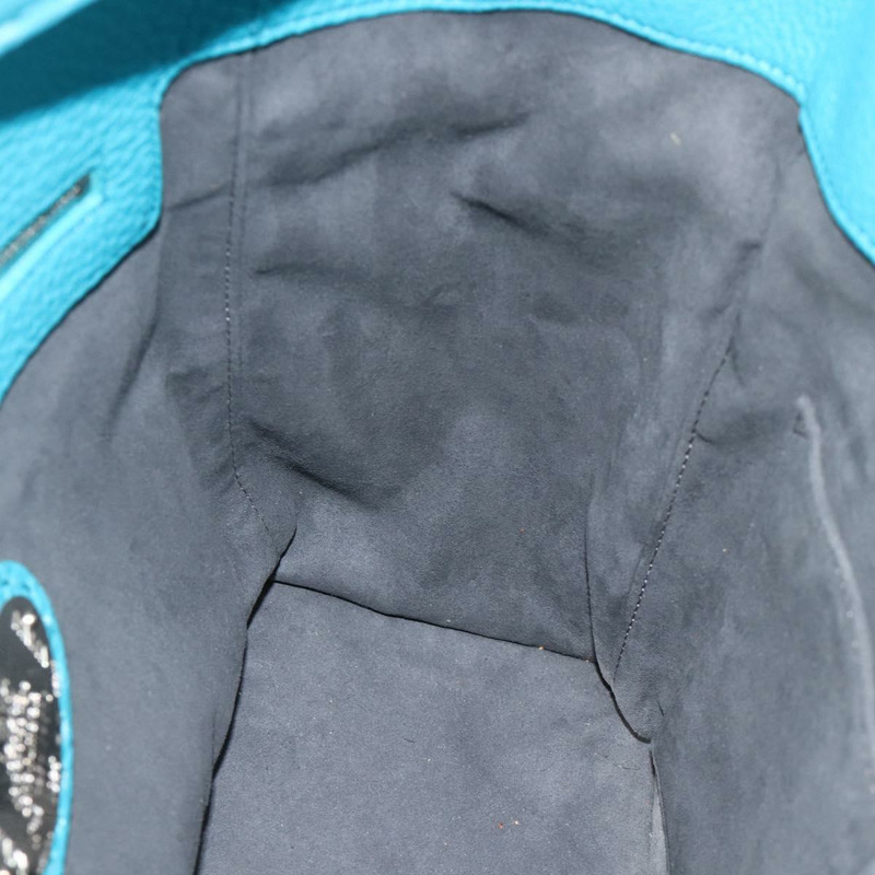 【日本直送】FENDI Celeria 單肩包 皮革 兩用 藍色 銀色 正品 ep13870A-20