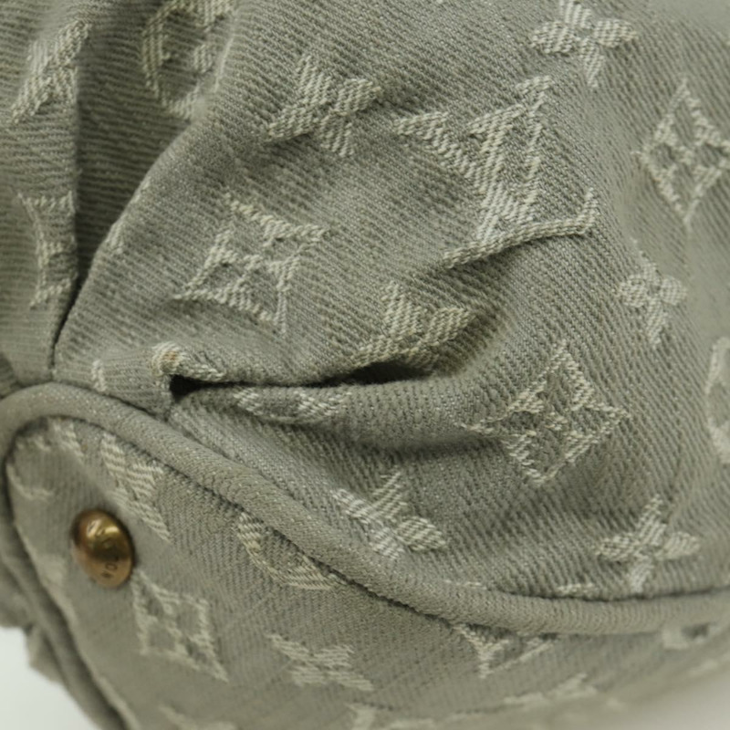 【日本直送】路易威登 Monogram Denim Slytree 肩背包 灰色 M45834 LV Auth ep13882V-14