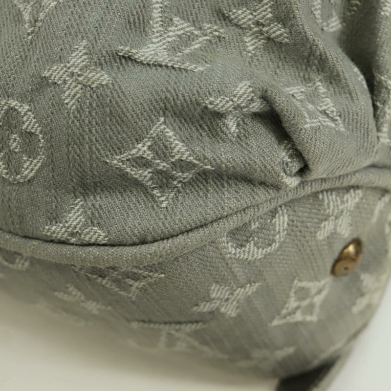 【日本直送】路易威登 Monogram Denim Slytree 肩背包 灰色 M45834 LV Auth ep13882V-17