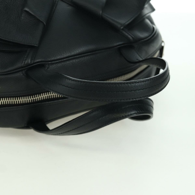 【日本直送】SAINT LAURENT 手提包 皮革 黑色 銀色 正品 YKZ145A-6