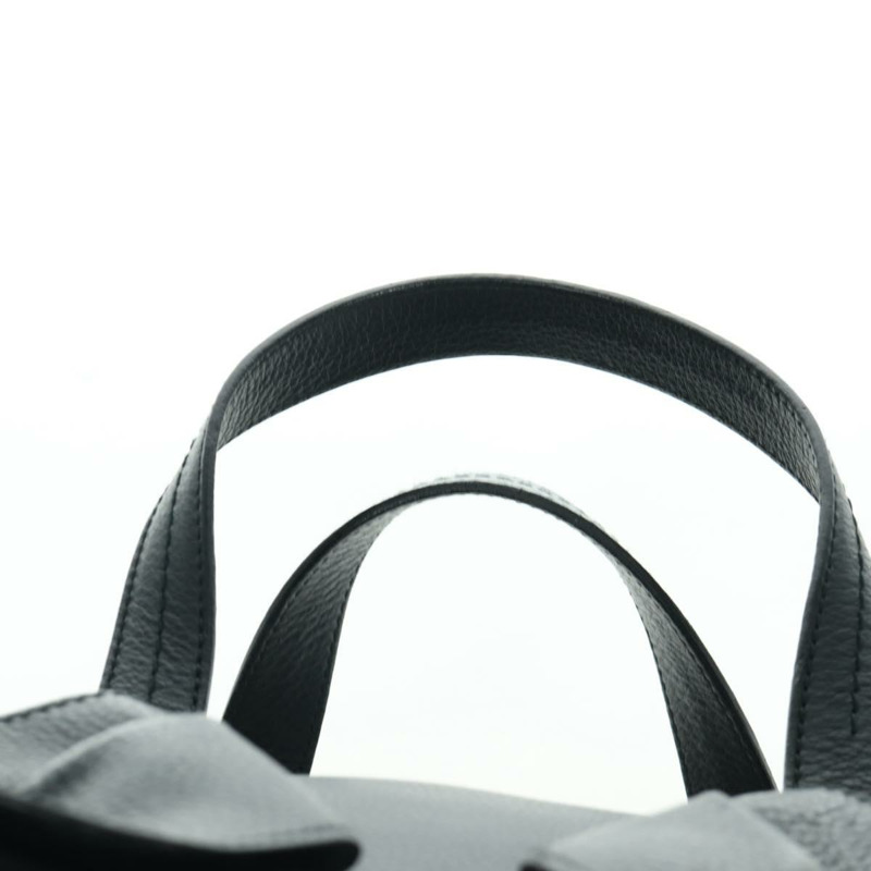 【日本直送】SAINT LAURENT 手提包 皮革 黑色 銀色 正品 YKZ145A-7