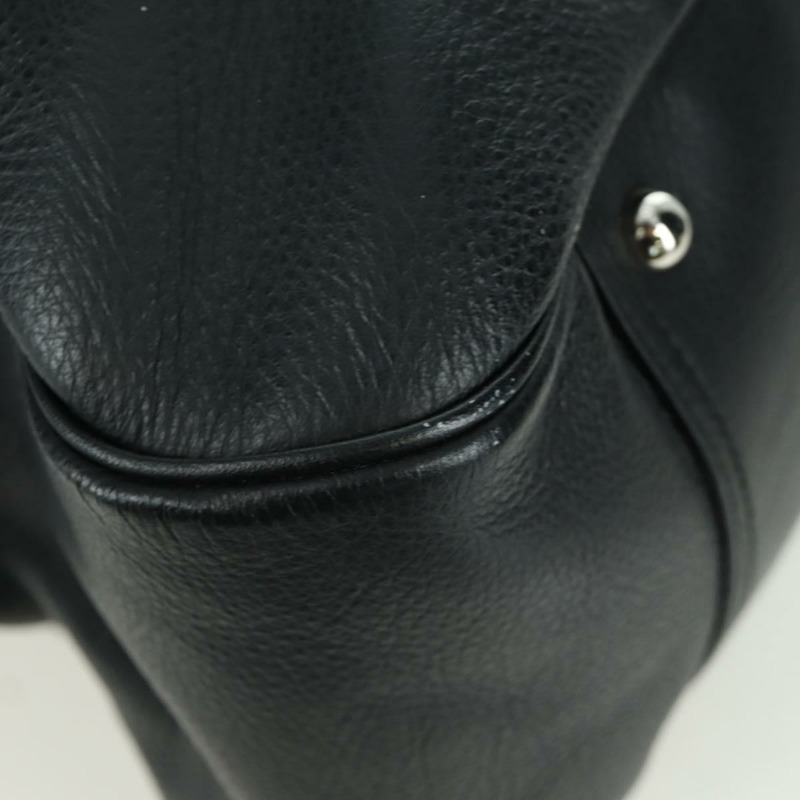 【日本直送】SAINT LAURENT 手提包 皮革 黑色 銀色 正品 YKZ145A-8