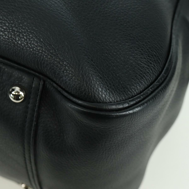 【日本直送】SAINT LAURENT 手提包 皮革 黑色 銀色 正品 YKZ145A-13