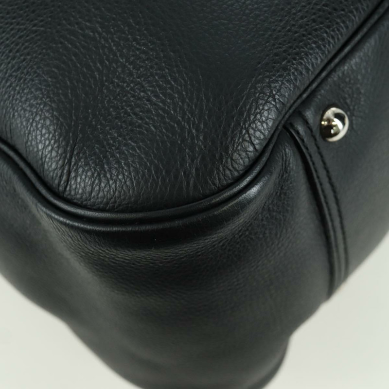 【日本直送】SAINT LAURENT 手提包 皮革 黑色 銀色 正品 YKZ145A-14