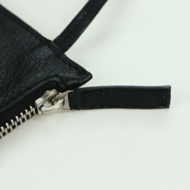 【日本直送】SAINT LAURENT 手提包 皮革 黑色 銀色 正品 YKZ145A-18