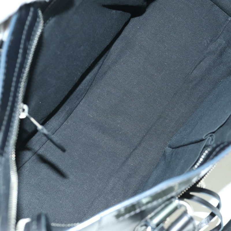 【日本直送】BALENCIAGA Giant City 手提包 皮革 2way 黑色 銀色 281770 正品 YKZ099SAV-10