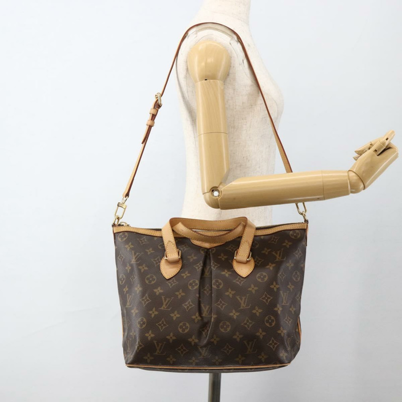 【日本直送】路易威登 Monogram Palermo PM 手提包 M40145 LV Auth am11105A-24