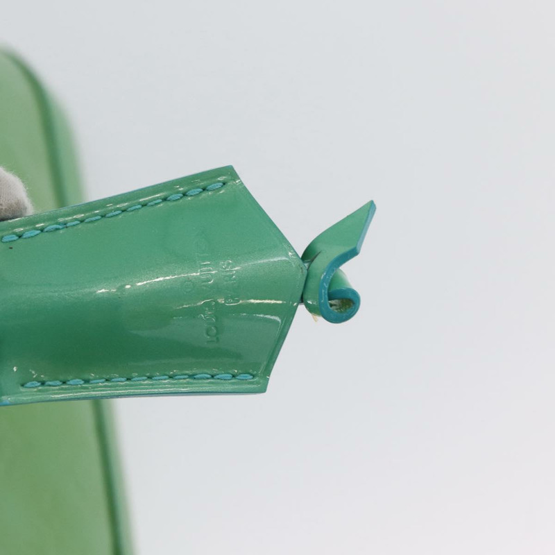 【日本直送】路易威登 Monogram Vernis Alma PM 手提包 藍色 Lagon M91694 LV Auth ARZ765-8