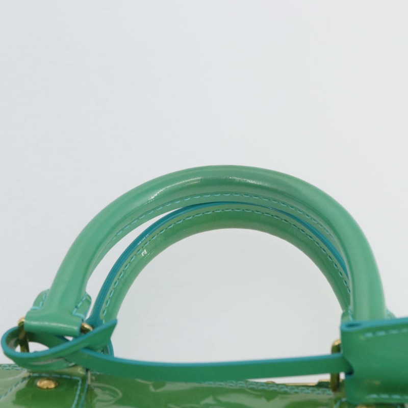 【日本直送】路易威登 Monogram Vernis Alma PM 手提包 藍色 Lagon M91694 LV Auth ARZ765-13