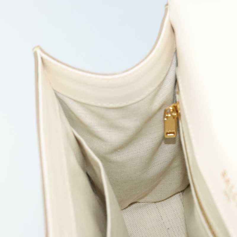 【日本直送】BALLY 手提包 皮革 兩用 白色 金色 正品 YKZ532A-21