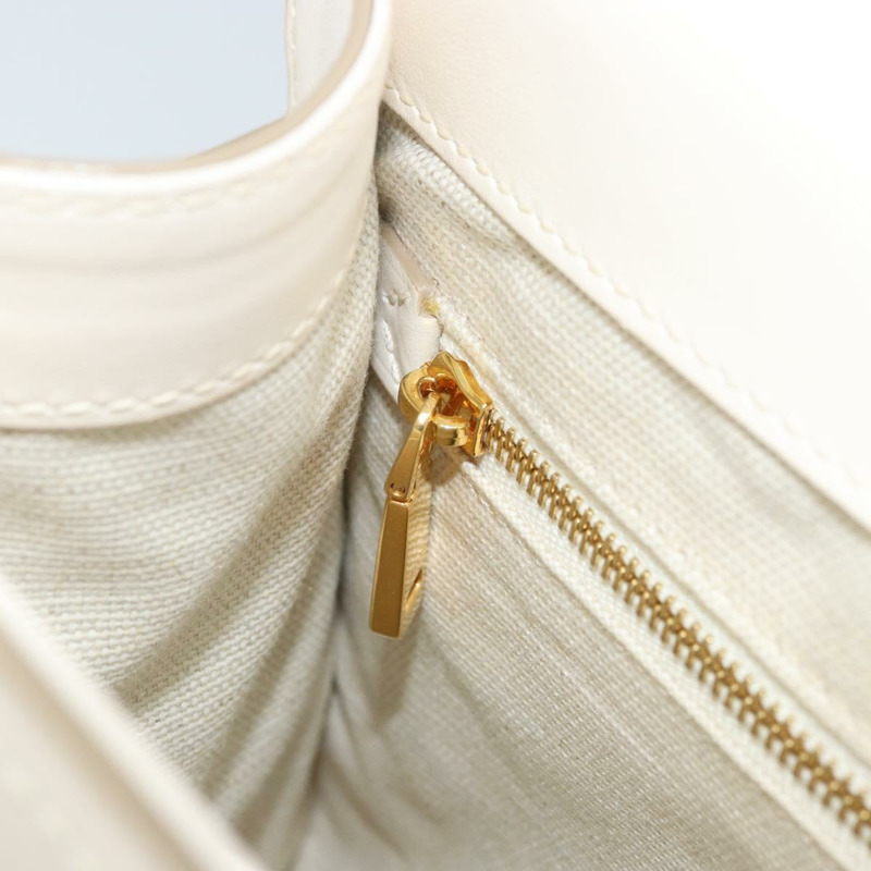 【日本直送】BALLY 手提包 皮革 兩用 白色 金色 正品 YKZ532A-22