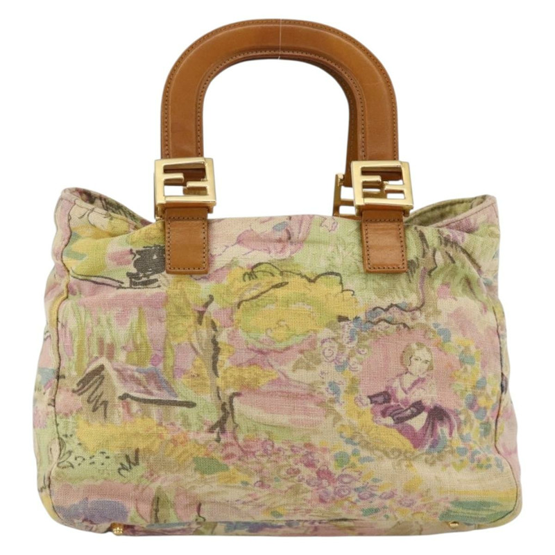 【日本直送】FENDI 手提包 帆布 多色 金色 正品 AMZ146A-1