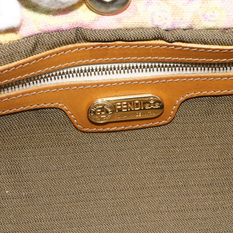 【日本直送】FENDI 手提包 帆布 多色 金色 正品 AMZ146A-16