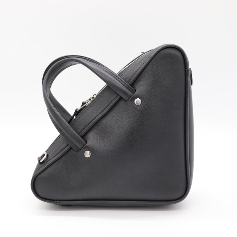 Balenciaga 巴黎世家 黑色 三角手提包-2