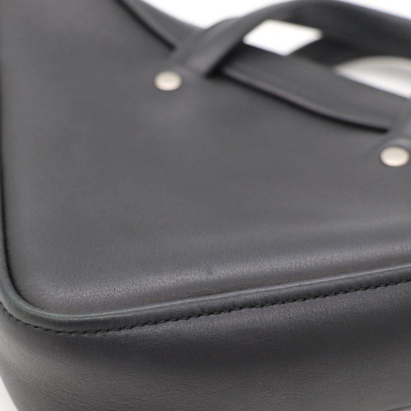 Balenciaga 巴黎世家 黑色 三角手提包-7