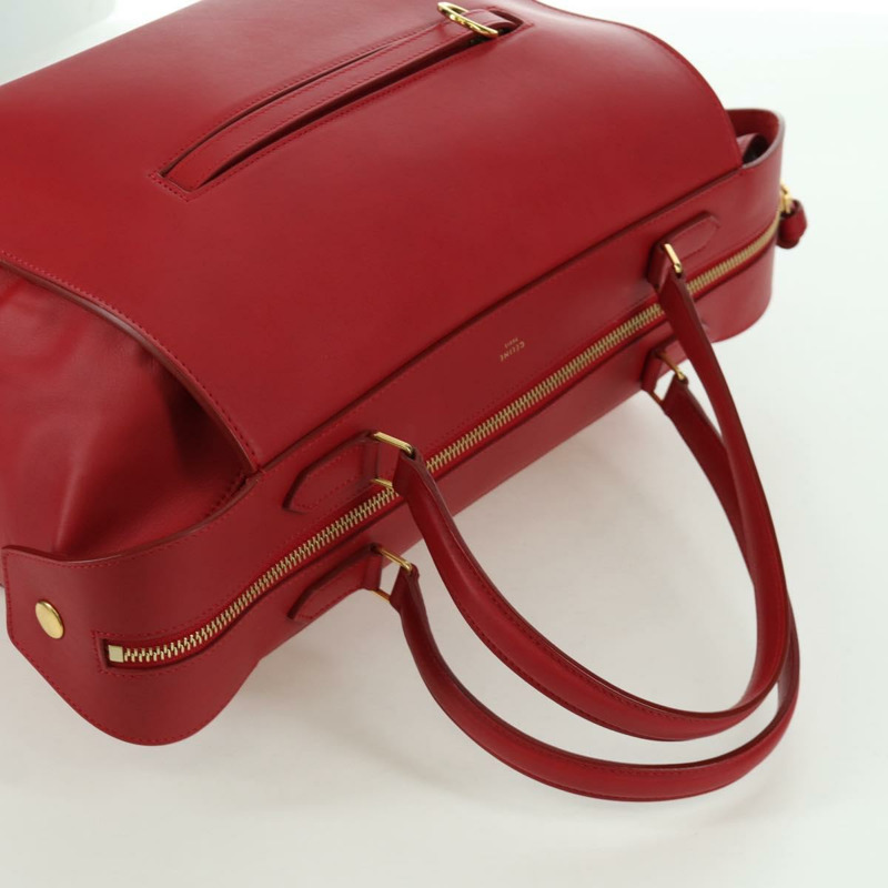 【日本直送】CELINE 小號戒指包手提包 皮革 金紅色 正品 gh1913V-5