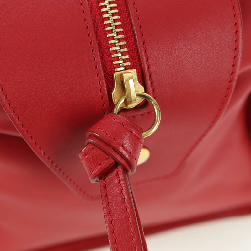 【日本直送】CELINE 小號戒指包手提包 皮革 金紅色 正品 gh1913V-9