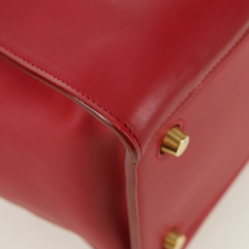 【日本直送】CELINE 小號戒指包手提包 皮革 金紅色 正品 gh1913V-14