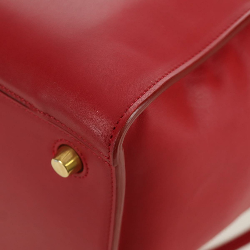 【日本直送】CELINE 小號戒指包手提包 皮革 金紅色 正品 gh1913V-15