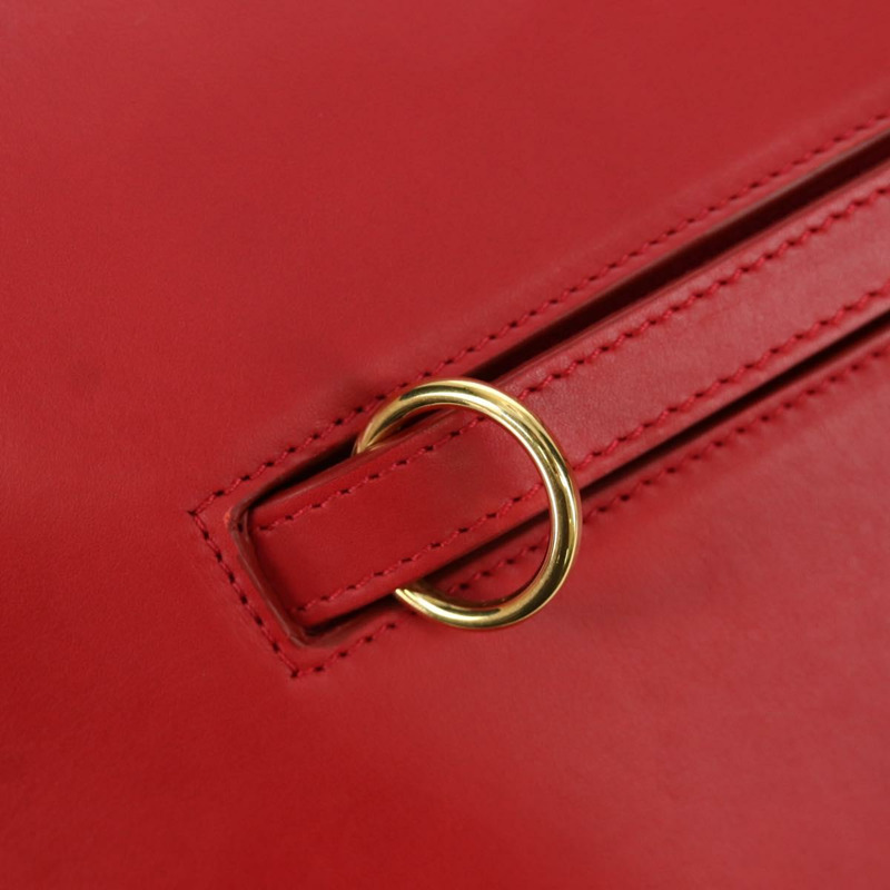 【日本直送】CELINE 小號戒指包手提包 皮革 金紅色 正品 gh1913V-17