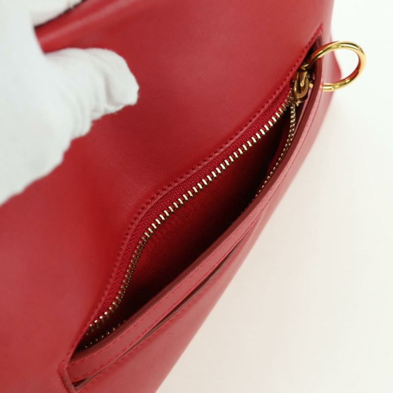 【日本直送】CELINE 小號戒指包手提包 皮革 金紅色 正品 gh1913V-18