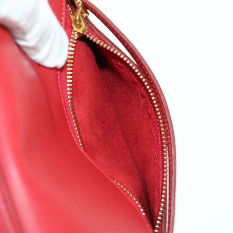 【日本直送】CELINE 小號戒指包手提包 皮革 金紅色 正品 gh1913V-19