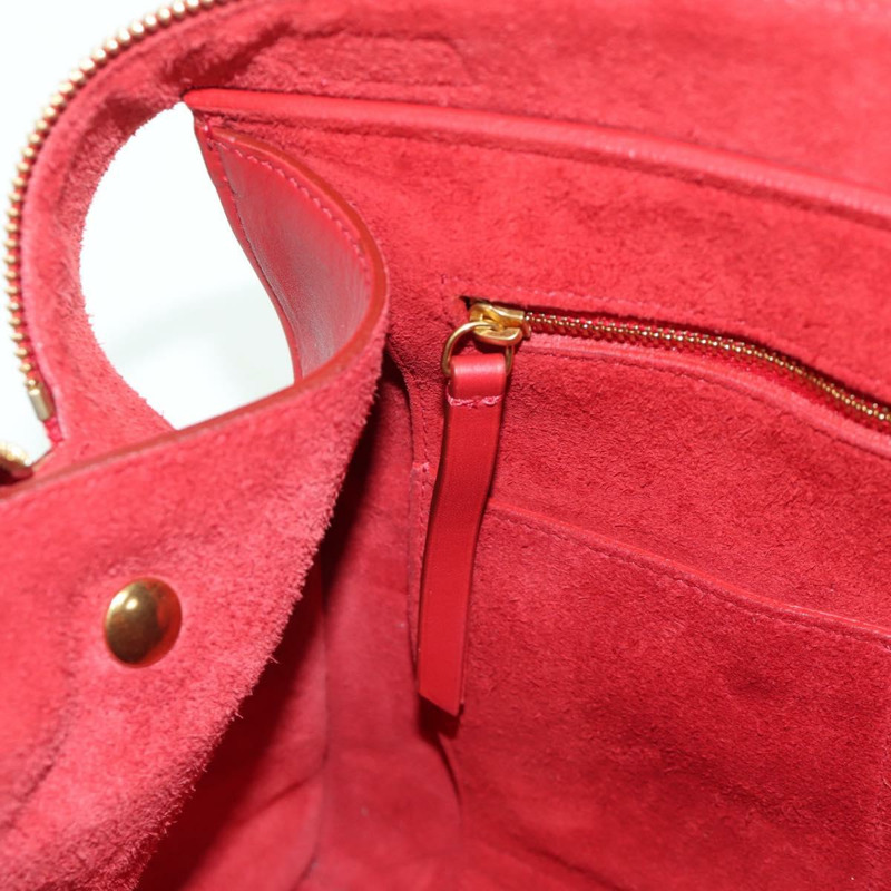 【日本直送】CELINE 小號戒指包手提包 皮革 金紅色 正品 gh1913V-22