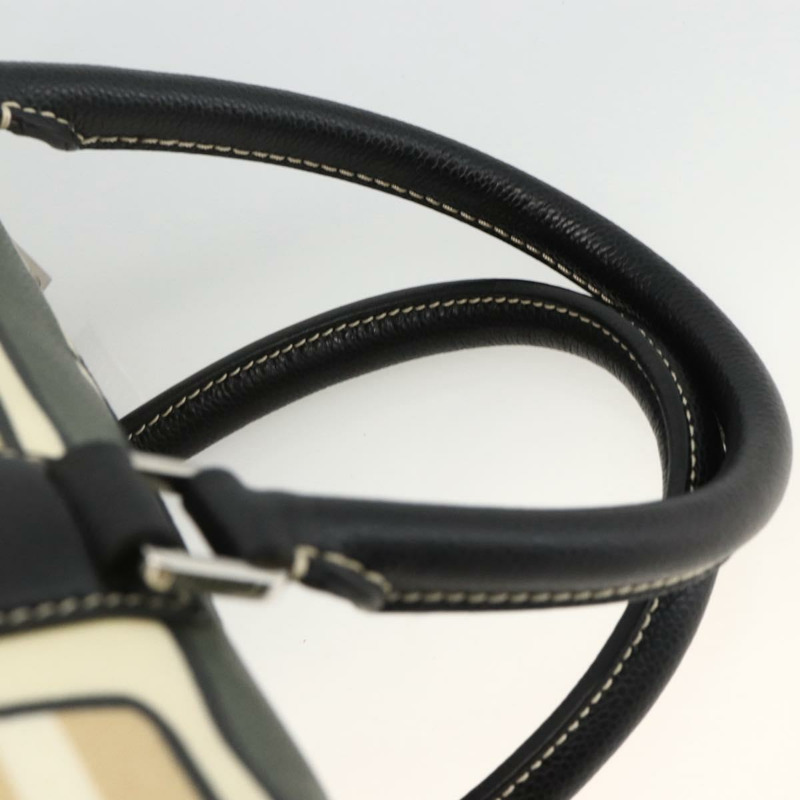 【日本直送】香奈兒 (CHANEL) 火車手提包 PVC 米色 銀色 CC 正品 YKZ558SAV-13