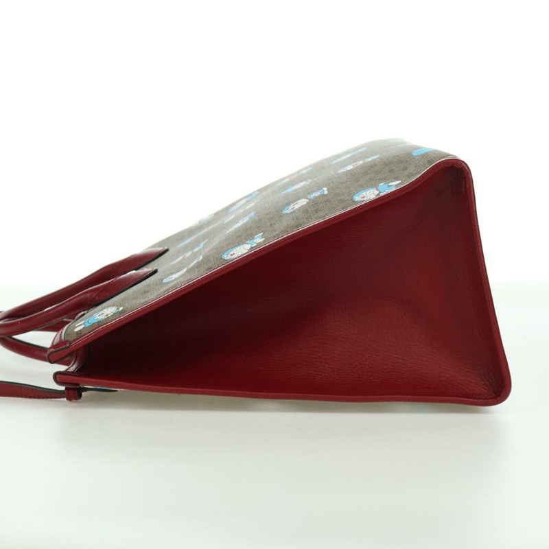 【日本直送】GUCCI GUCCI × Doraemon Micro GG Supreme Bag PVC 2way Beige 653952 Auth YKZ557SAM-2