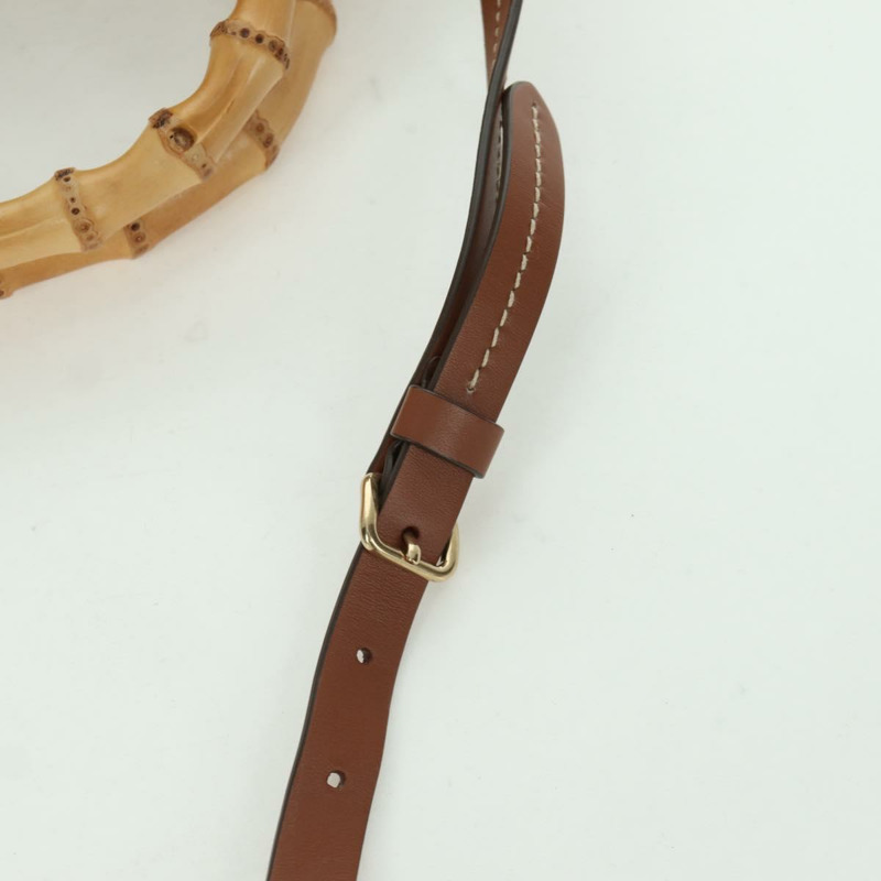 【日本直送】Miu Miu 竹節手提包帆布兩用包米色金色正品 YKZ585SAM-8