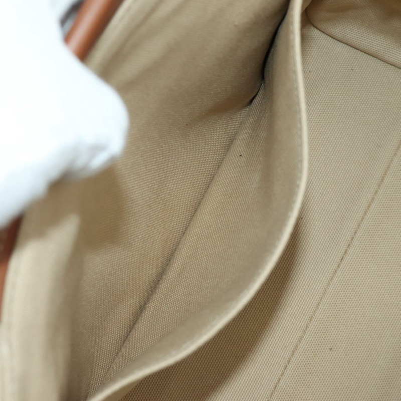 【日本直送】Miu Miu 竹節手提包帆布兩用包米色金色正品 YKZ585SAM-23